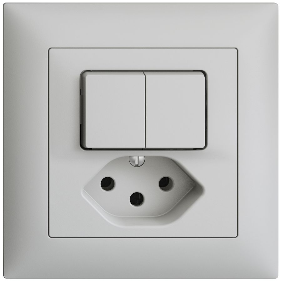 UP-Kombination A-R+3/1P+T13 EDIZIOdue hellgrau