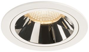 LED-Downlight SLV NUMINOS L 25.4W 2150lm 2700K 20° DIM Ø130×85mm ws/Cr