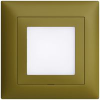 Kit frontale INC EDIZIOdue olive 88×88mm per lampada LED