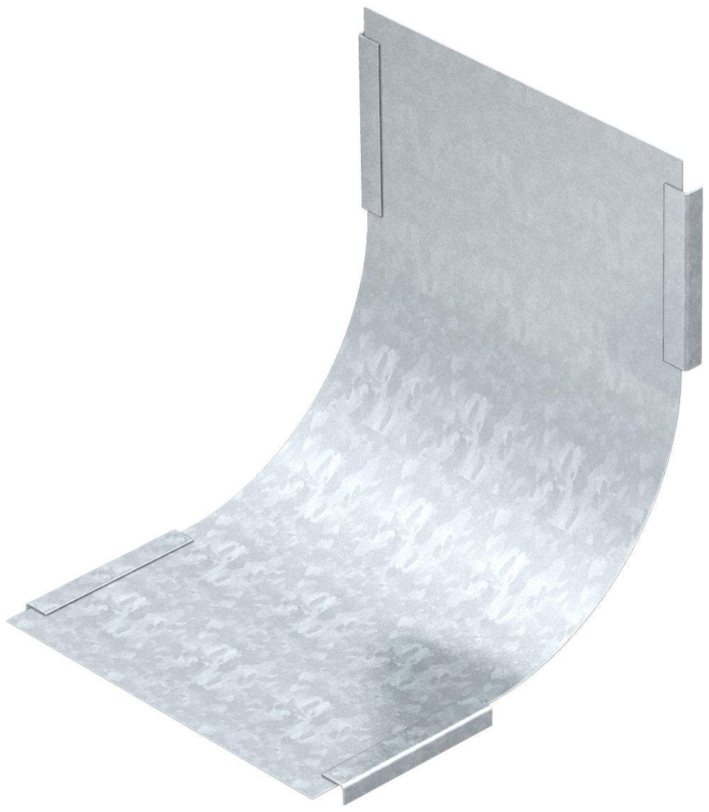 Coperchio Bettermann per curva verticale interna 90° 200mm zincato in continuo