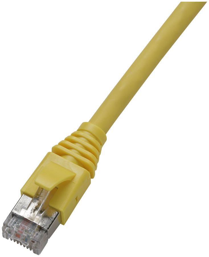 Anschlusskabel S/UTP 2RJ45 10m gelb halogenfrei