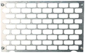 Placca di montaggio Legrand perforata per 18 moduli