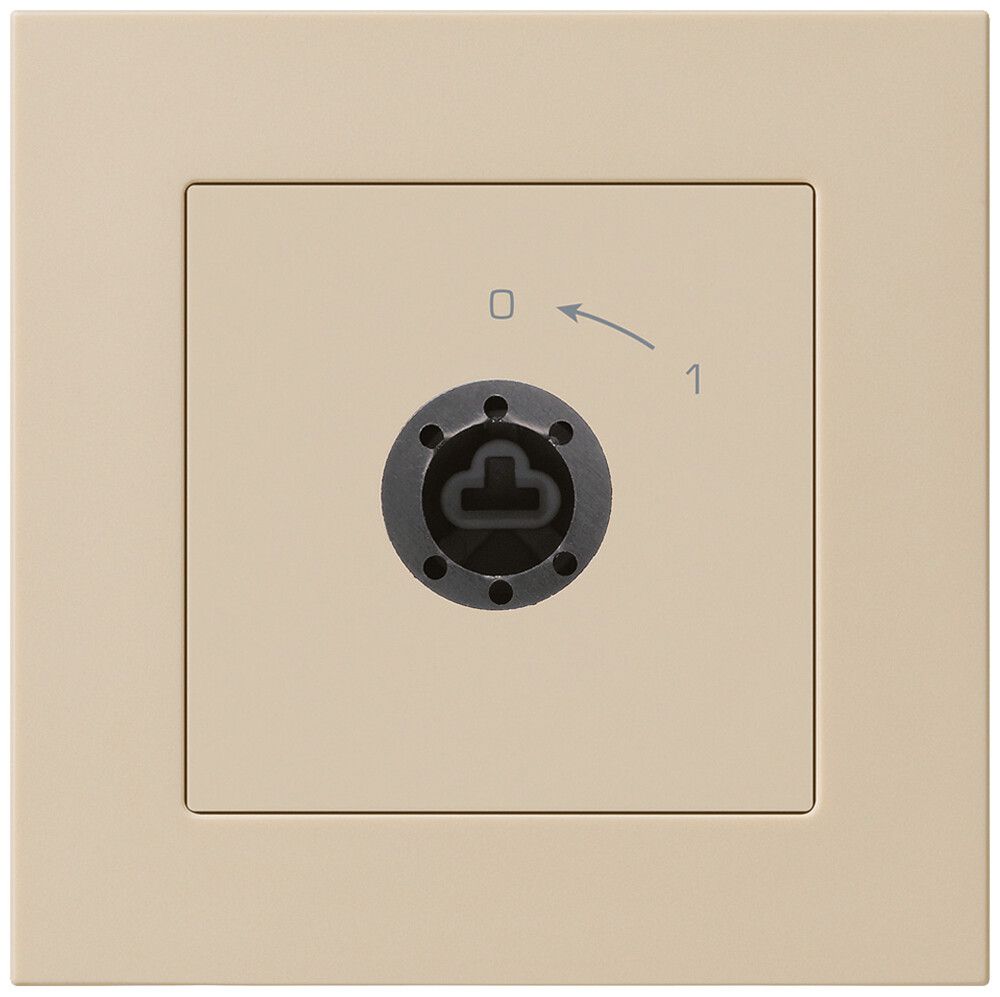 UP-SchwenkTaster 0<-1/1L kallysto.pro beige für Schloss ohne Zylind