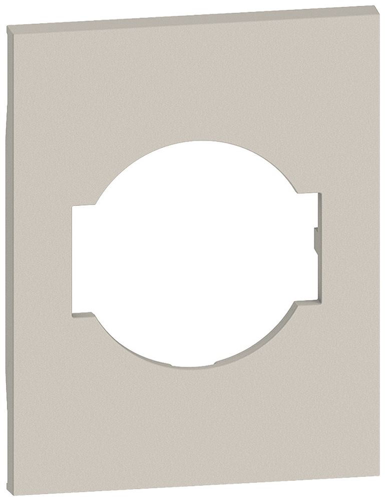 Cache Living Now 3 modules pour prise Schuko/italienne sand