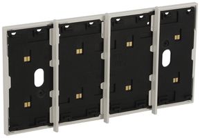 BUS-Rahmen Living Now MyHOME 4 Module Montage auf 4-moduligen Dose weiss