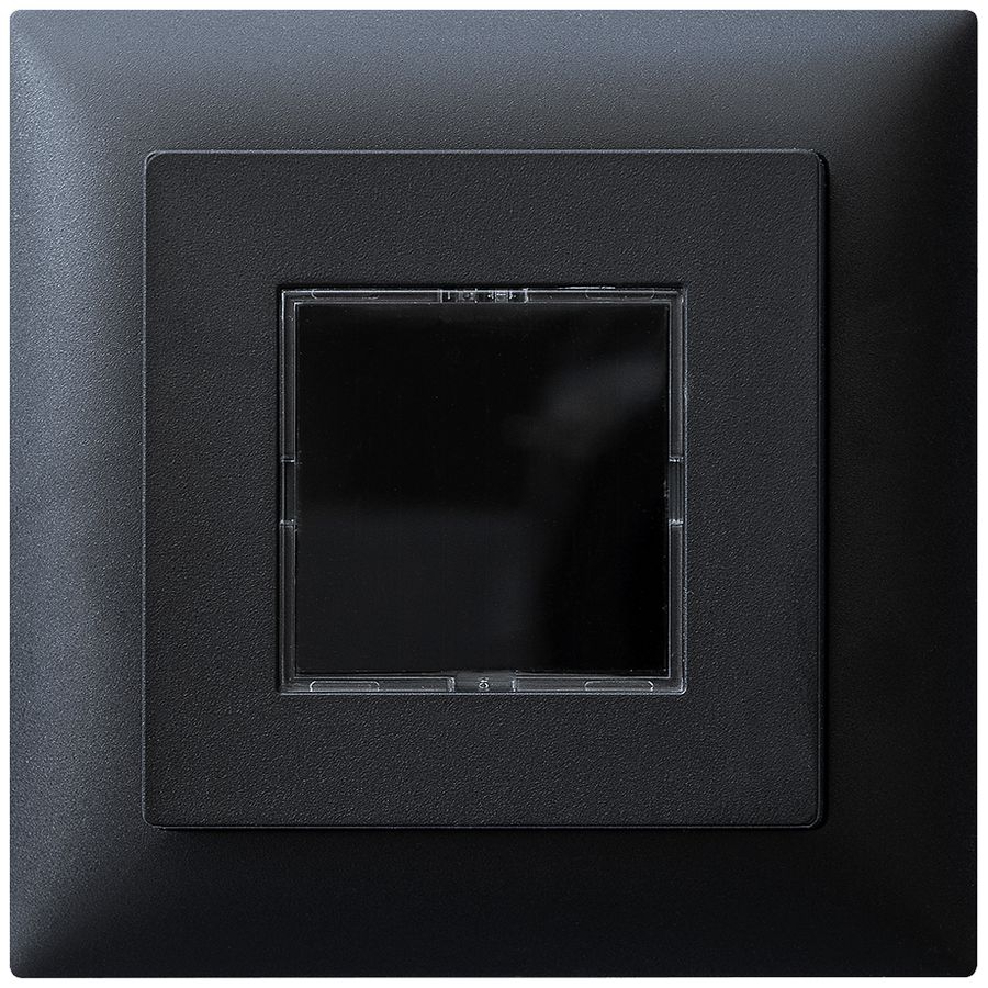 RF-Multisensor ALADIN EDIZIOdue, EnOcean, Temp./Hell./rF/Beschl., Solar, schwarz