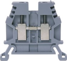 Durchgangs-Reihenklemme Woertz Ex 0.5…2.5mm² 24A 1000V Schraubansch.2×1 TH35 gu