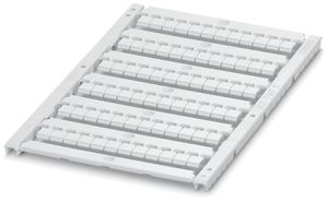 Bezeichnungskarte UCT-TMF 5 weiss für Klemmen 4.4×4.7mm