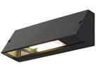 Lampada a muro SLV PEMA SQUARE, E27 15W IP65 nero