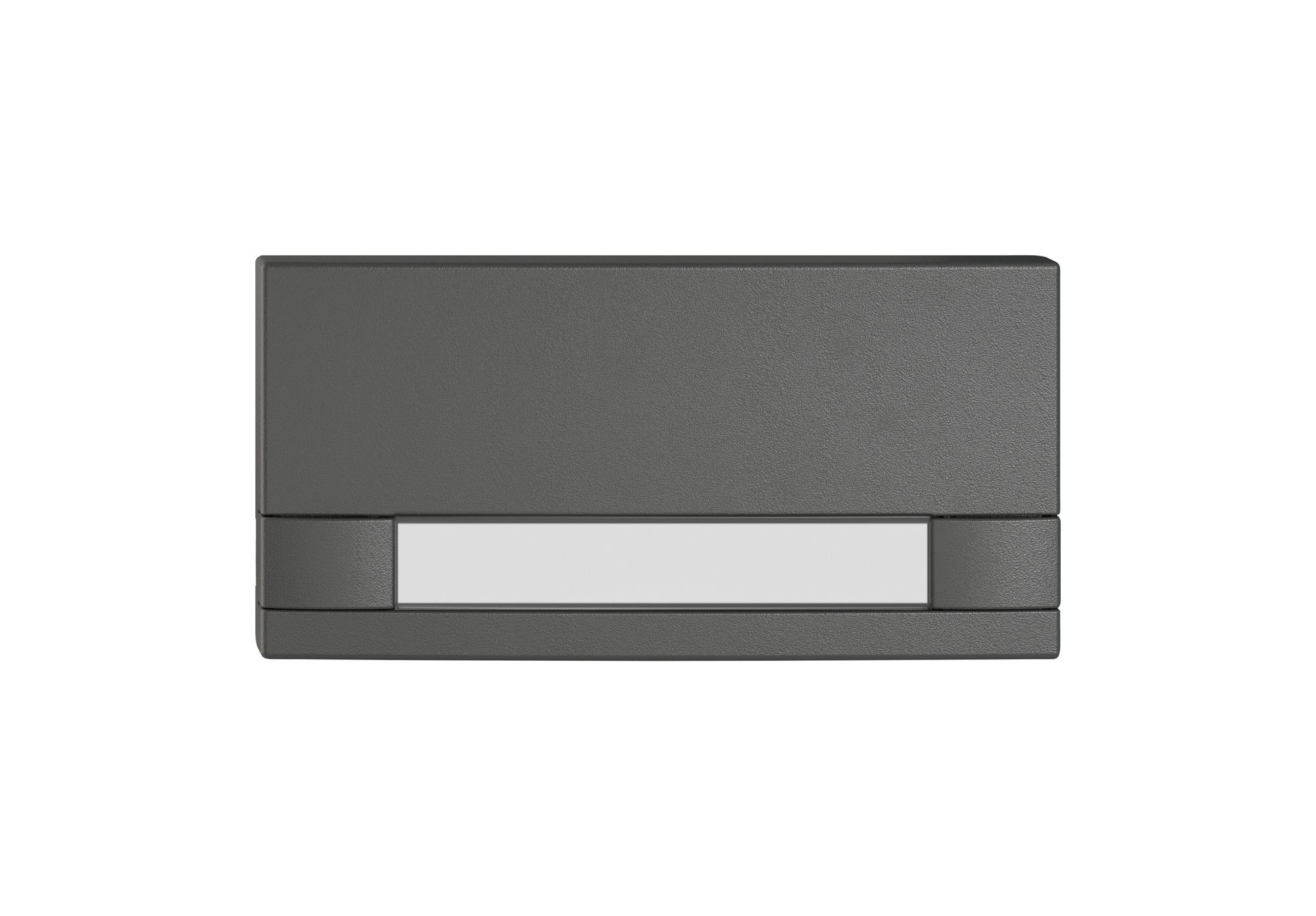 Poussoir 1/2 EDIZIO.liv SNAPFIX® p.KNX&UNI s.LED a.étiquette comm.2touch.grf