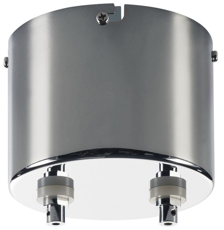 Seilsystem-Transformator SLV TENSEO 50VA, 230VAC/12VAC, Ø111×110mm, chrom