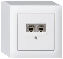 AP-Dose kallysto 2×RJ45s parallel weiss