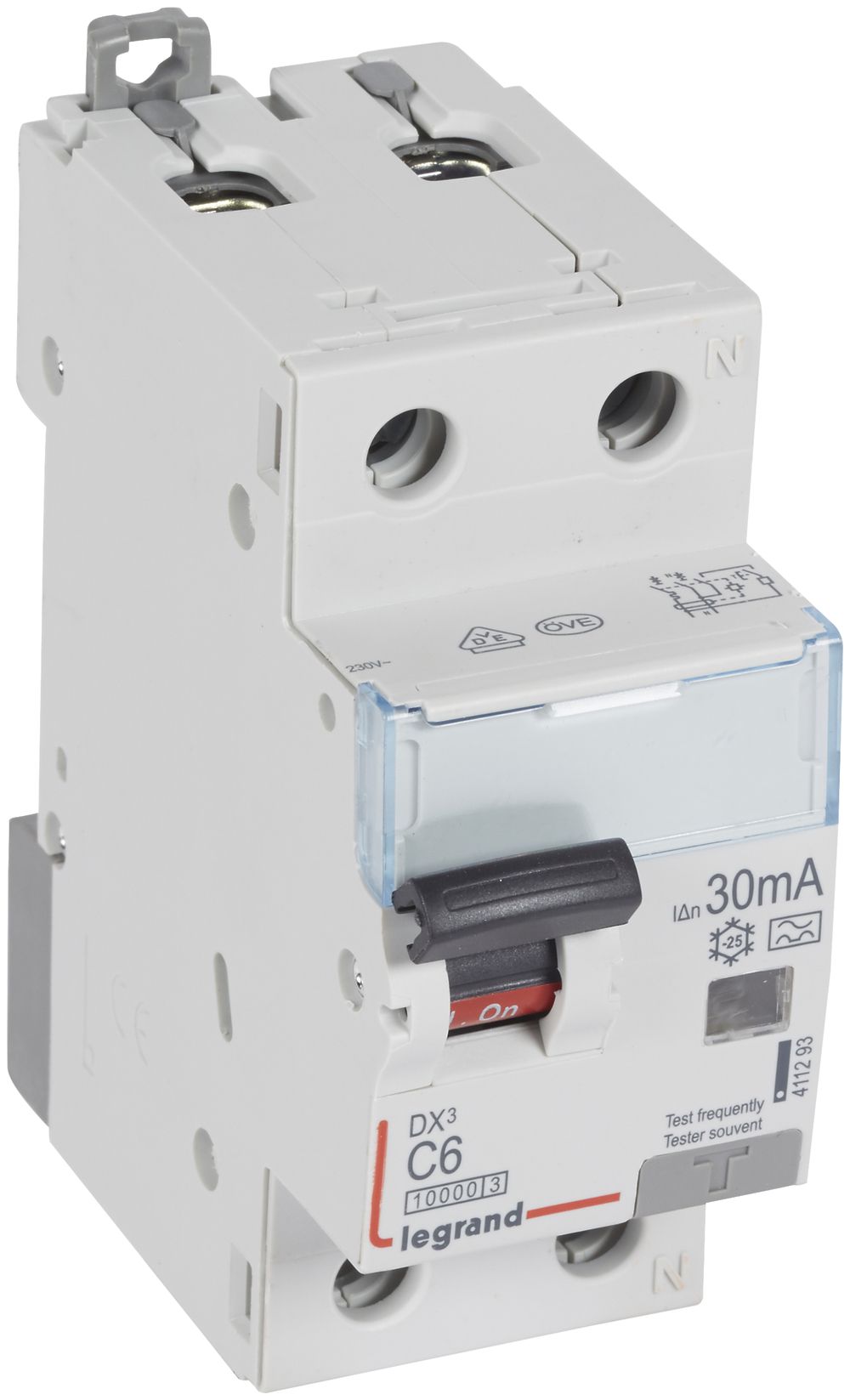 Fehlerstrom-/Leitungsschutzschalter Legrand DX3standard 1LN C 6A 10kA 30mA Typ A