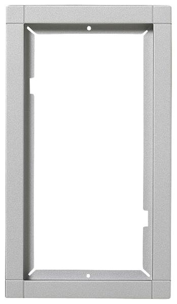 Kombirahmen Siedle, aus Aluminium-Strangpressprofilen, 231×131×15mm, silber