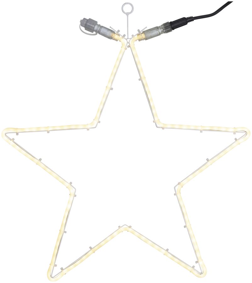 Lichtschlauch 'Stern' NEON System 24 Extra, 550×600mm, 2.6W/Stk., warmweiss