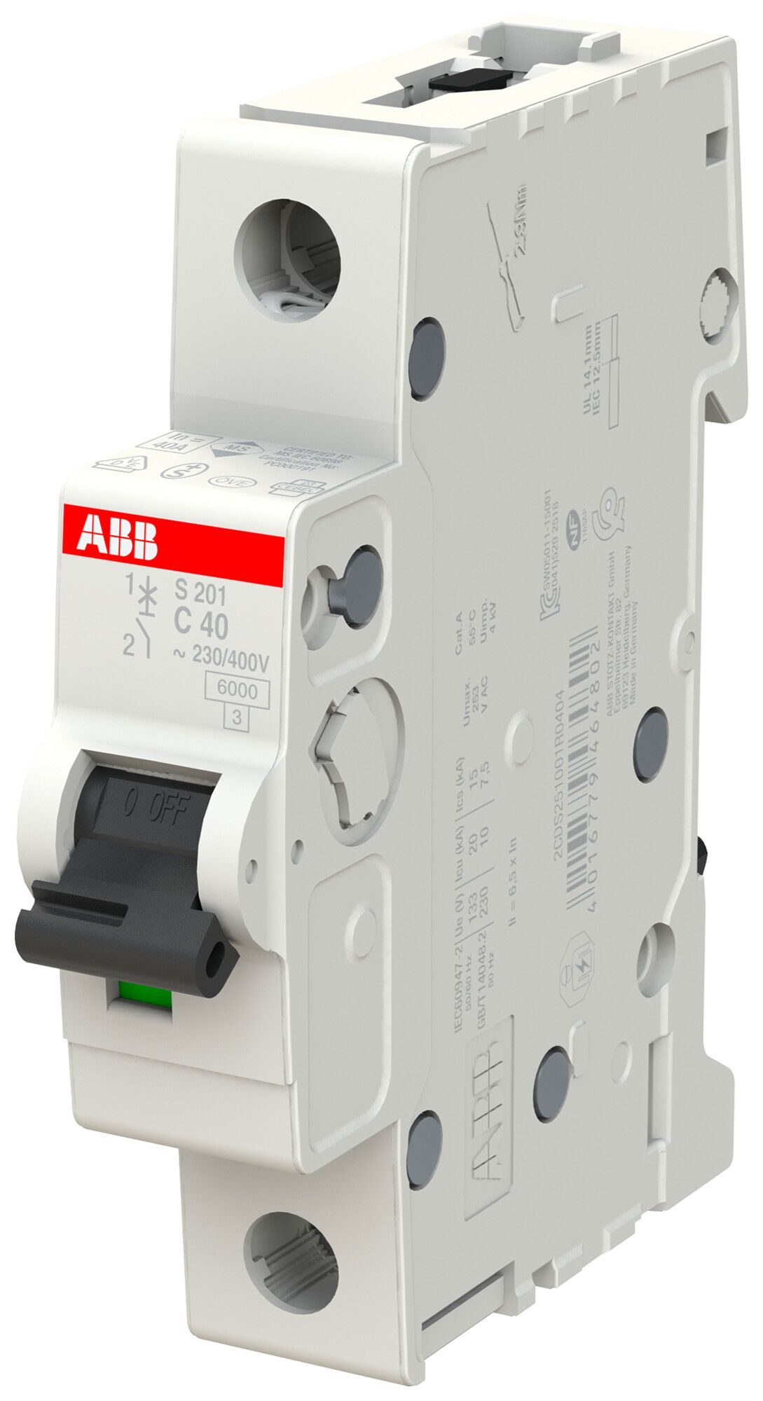 Leitungsschutzschalter ABB S201 C 1×40A