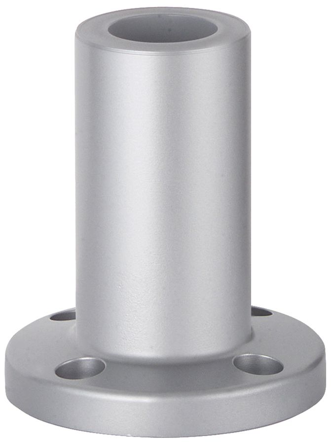 Fuss WERMA, mit integriertem Rohr, für Signalsäule, silber