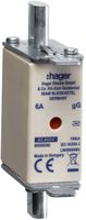 Fusible HPC Hager DIN000 400VAC 40A gG/gL avertisseur double antirouille