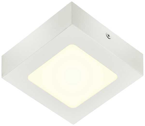 Plafonnier/applique LED SLV SENSER 12 SQUARE 8.2W 440lm 4000K VAR blanc