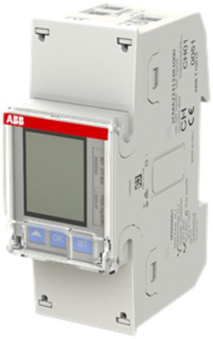 Compteur d'énergie AMD ABB iBus B21 311-600, 1×65A Argent 2DI/2DO METAS