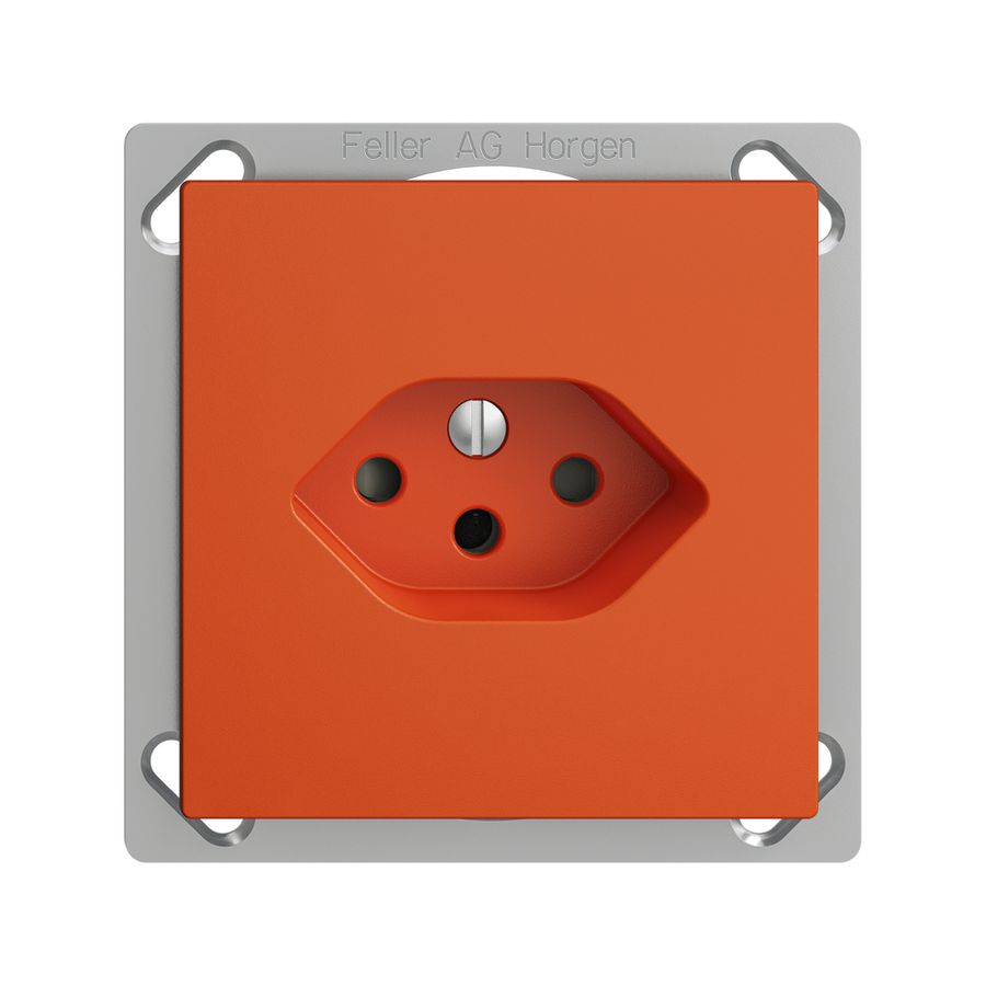 EB-Steckdose EDIZIOdue T13 orange