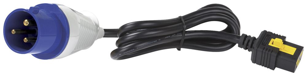 Kabel 16A 230V 1 Ader Gerätestecker CEE-Kupplung (IEC 60309) 3m sz