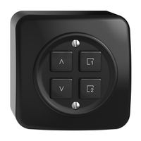 AP-Nebenstelle 1K/4T zu Storenschalter Szene Sdue Wiser schwarz