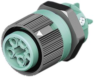 Prise Wieland RST16I5 S B1 M03 A TB, 5L 250V 16A, bleu turquoise