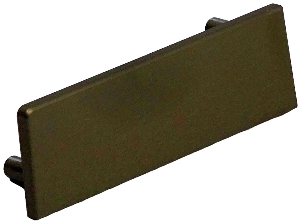 Embout ELBRO 60×20mm à droite brun doré