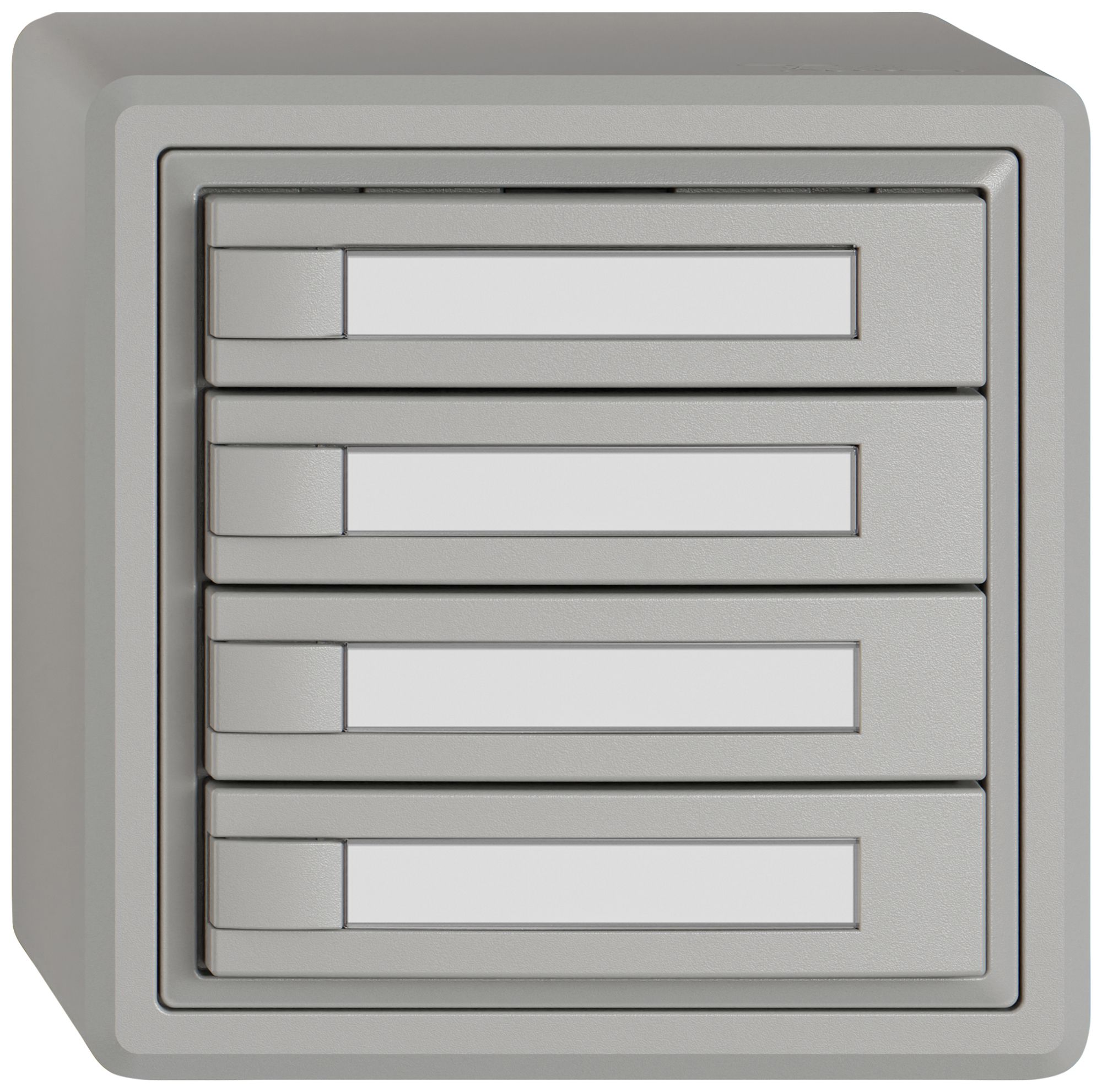 AP-Universaltaster EDIZIO.liv UNI SNAPFIX® o.LED 4× 1-Tbed.Pap.hgu