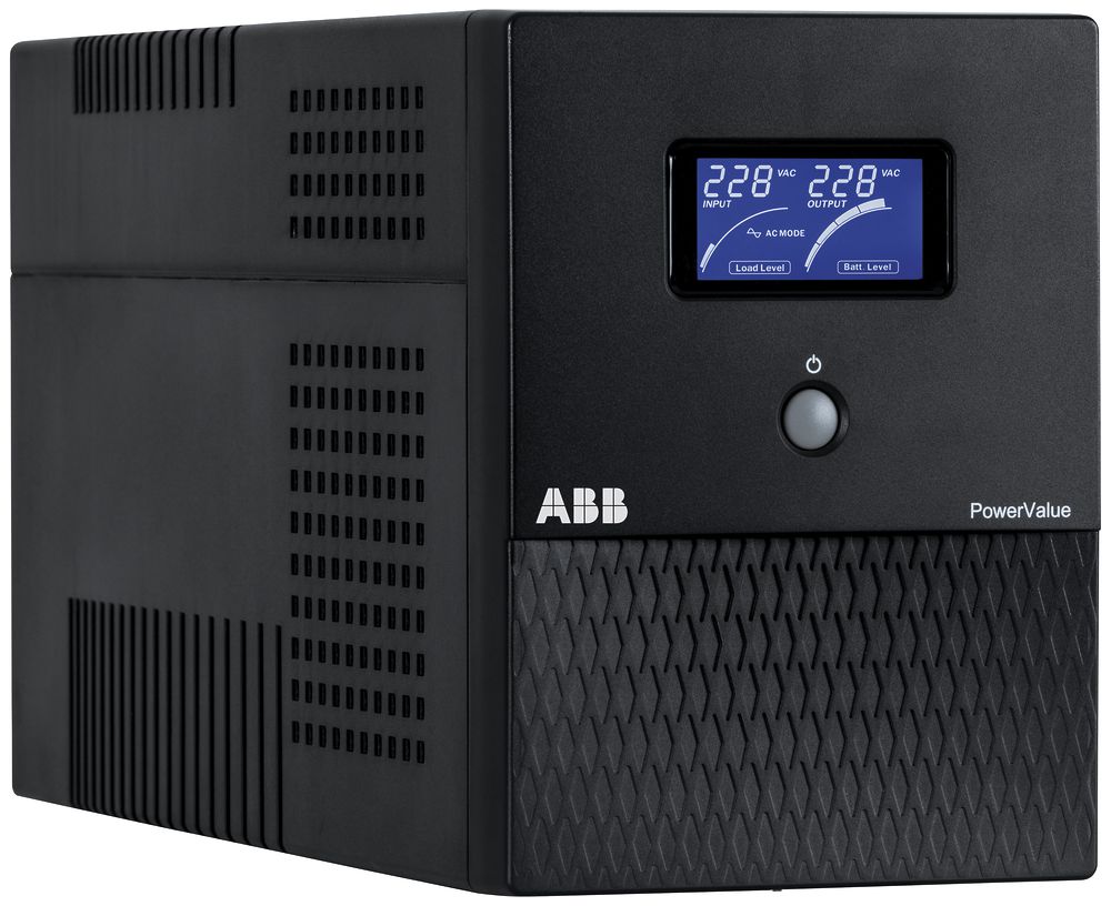USV-Anlage ABB PowerValue 11LI PRO 600VA, 1L/1L, 600VA/360W, 3.5min