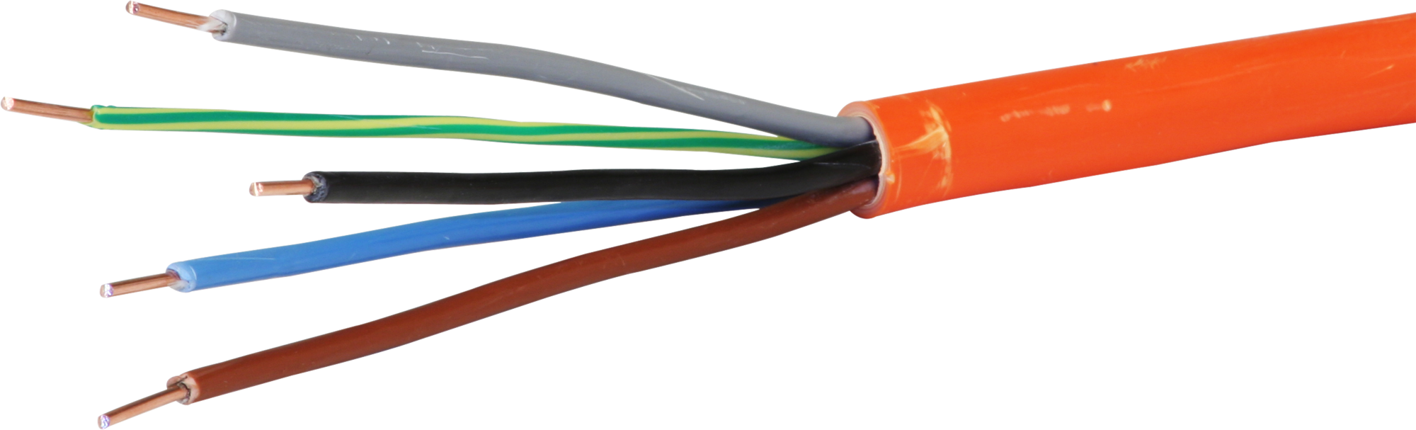Sicherheitskabel FE180/E30 5×1.5mm² 3LNPE orange