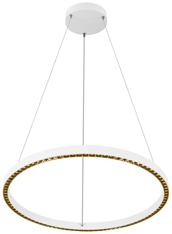 Luminaire suspendu LED SLV ONE CUBE 54W 4000lm 930 DALI direct Ø805 blanc