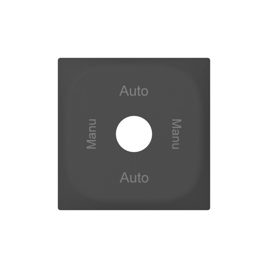 Plaque frontale SIDUS avec gravure anthracite