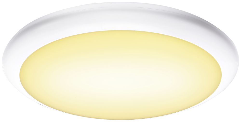 LED-Decken-/Wandleuchte SLV RUBA 10 SENSOR CW 13W 1050lm 3000/4000K IP65 weiss