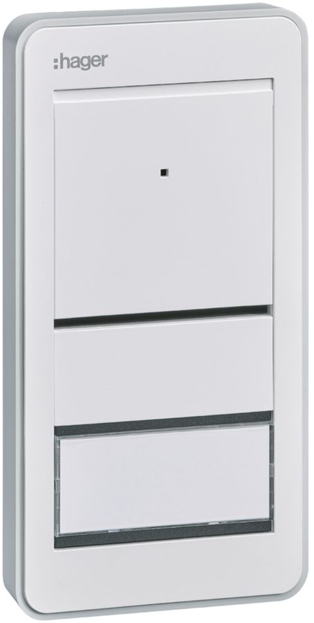 AP-Aussenstation Audio Hager elcom.fon 2-Draht für 1Wohnung, weiss