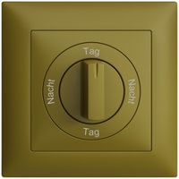 Kit frontal Nacht-Tag-Nacht-Tag EDIZIOdue 88×88mm olive