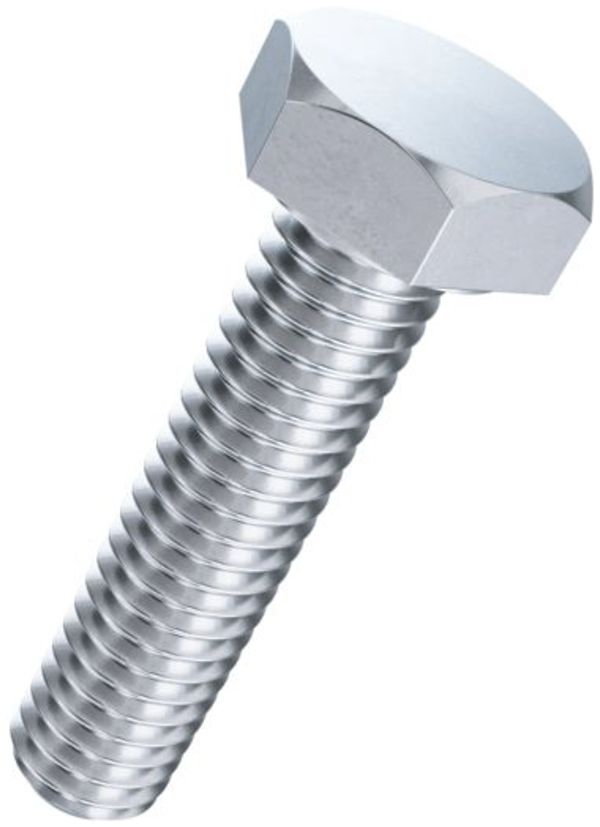 Vite a testa esag. M5×8mm zi-cro, 8.8 DIN 933