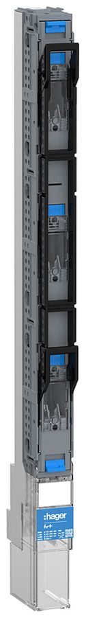 NH-Lastschaltleiste Hager FV+ NH00 3P 160A 690V 100kA Schraubanschluss