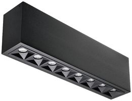 LED-Deckenleuchte SG Inspire 15W 900lm 927 DALI 300×59mm schwarz