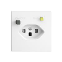 UP-Steckdose EDIZIOdue T23 FI 30mA F, shutter, weiss