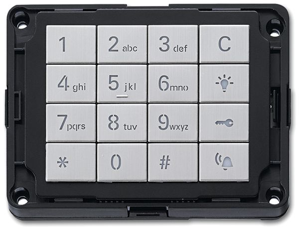 Tastatur-Modul ABB-Welcome edelstahl