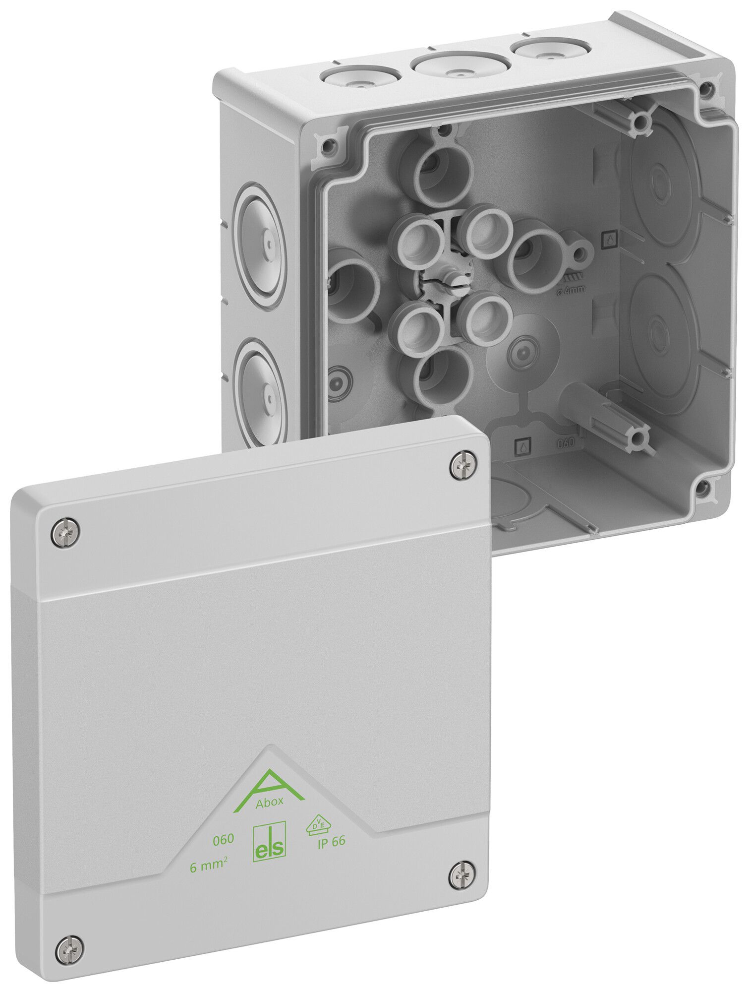 Scatola di derivazione AP Spelsberg Abox 060-L 127×127×70mm IP66 gr