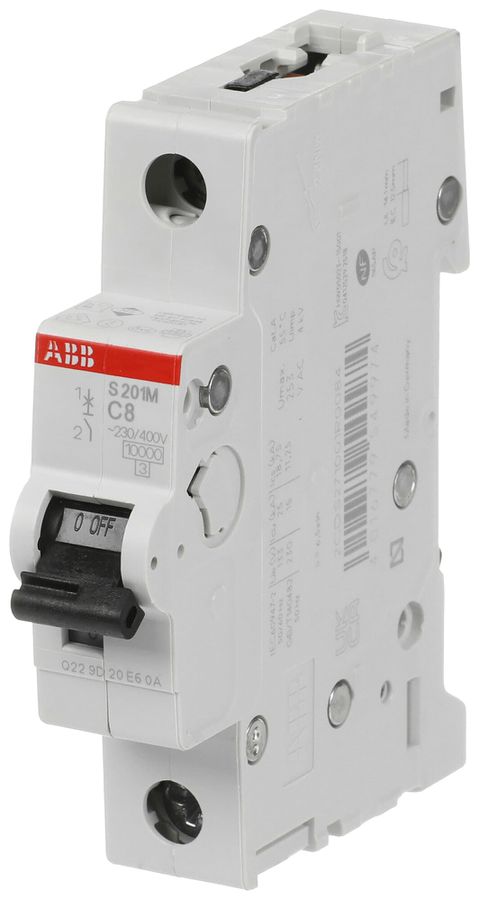 Leitungsschutzschalter ABB S201M-C8 8A C 10kA