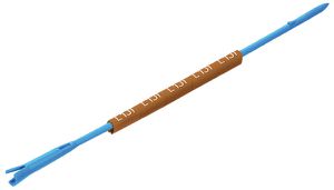Puntale di montaggio Weidmüller CLI R p.Ø3…5mm 3×4.2mm 1, marrone
