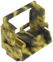 Adaptateur de fixation WAGO 221 sans décharge de traction 10L×4mm² DIN15 gr/jn