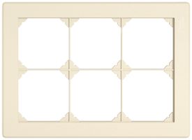 UP-Kopfzeile EDIZIO.liv SNAPFIX® 2×3 für frei wählbare Kombinationen crema