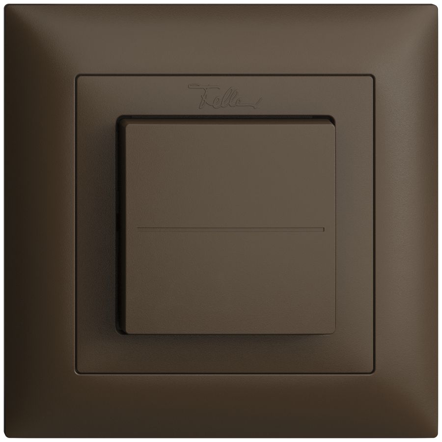 Funktaster EnOcean Feller EDIZIOdue FMI, 2K/1T, batterielos, coffee