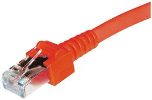 Patchkabel Dätwyler CU RJ45 15m rot S/UTP Kat.5e