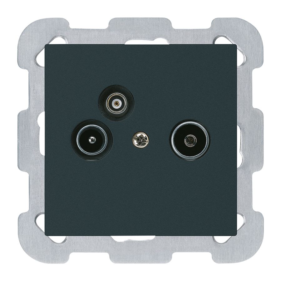 UP-Antennendose R/TV-Daten kallysto B 2GHz 11db schwarz